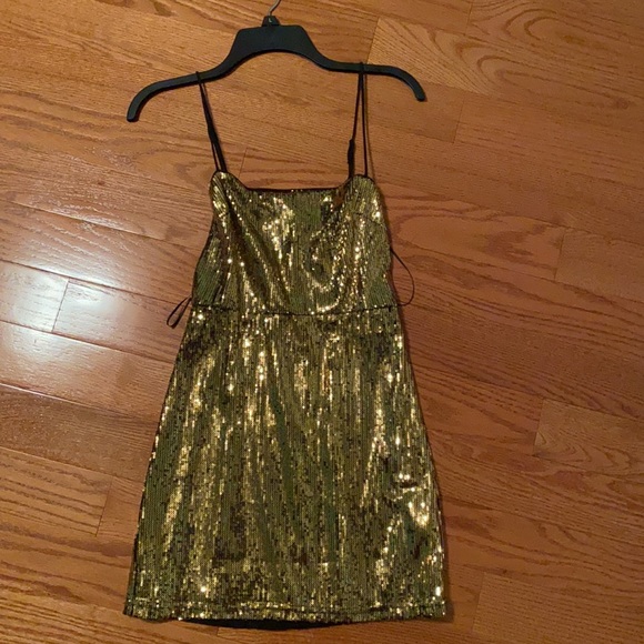 NWT Urban Outfitters Sequin Bodycon Dress size S - Picture 4 of 5
